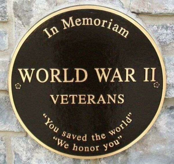 LOWER CHICHESTER VETERANS MEMORIAL PLAQUE B