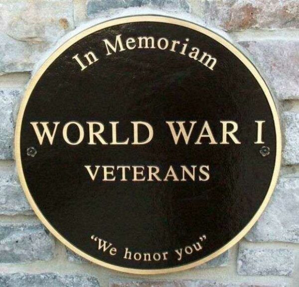 LOWER CHICHESTER VETERANS MEMORIAL PLAQUE A