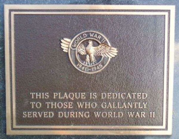 PHOENIXVILLE WAR MEMORIAL PLAQUE B