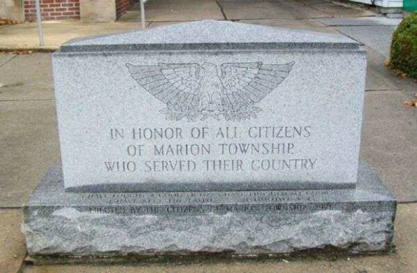 MARION TOWNSHIP VETERANS MEMORIAL