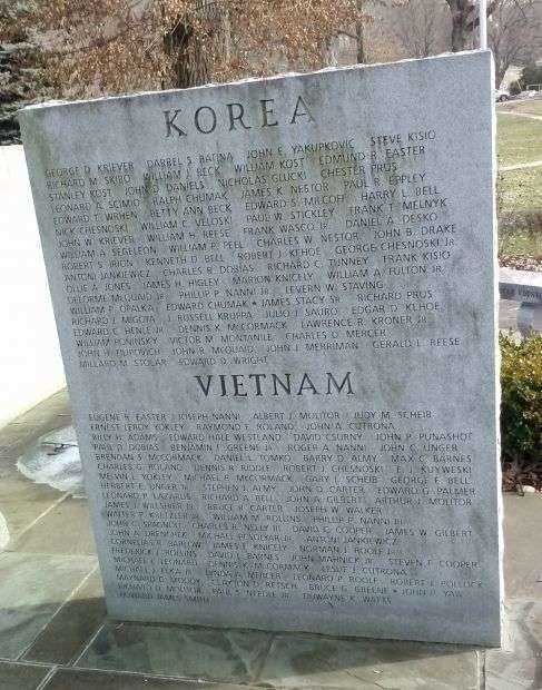 LEETSDALE VETERANS MEMORIAL HONOR ROLL STONE D