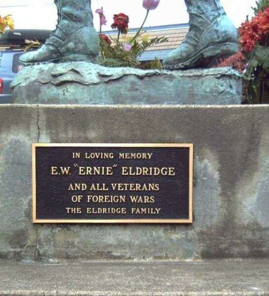 SANDY VIETNAM WAR MEMORIAL PLAQUE B