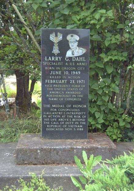LARRY G. DAHL MEDAL OF HONOR WAR MEMORIAL