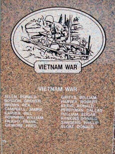 WAGONER COUNTY VETERANS MEMORIAL STONE D