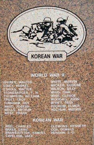 WAGONER COUNTY VETERANS MEMORIAL STONE C