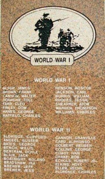 WAGONER COUNTY VETERANS MEMORIAL STONE A