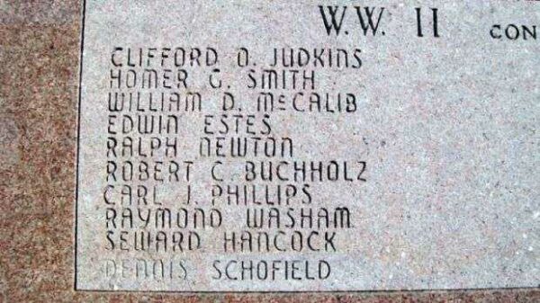 LINCOLN COUNTY WAR DEAD MEMORIAL STONE H