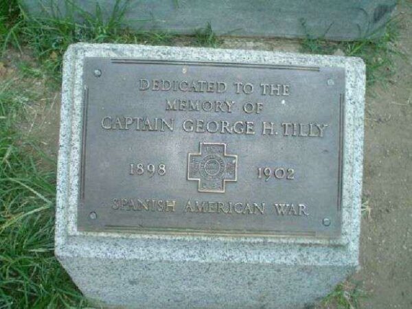CAPTAIN GEORGE H. TILLY WAR MEMORIAL PLAQUE