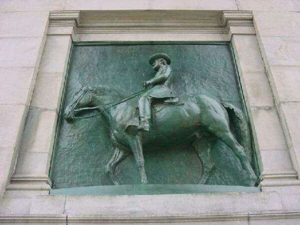 ULYSSES SIMPSON GRANT MEMORIAL BAS-RELIEF