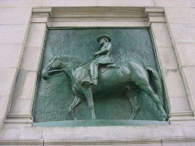 ULYSSES SIMPSON GRANT MEMORIAL BAS-RELIEF