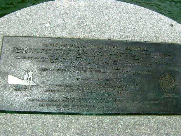 AMERICAN MERCHANT MARINERS MEMORIAL PLAQUE