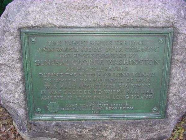 “FOUR CHIMNEYS” REVOLUTIONARY WAR MEMORIAL