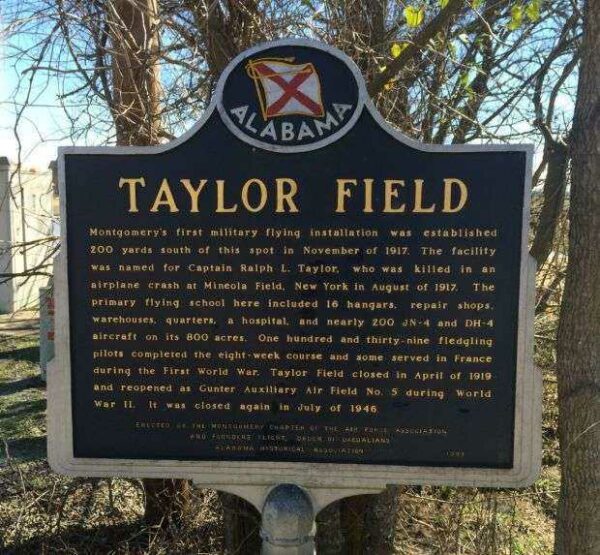 TAYLOR FIELD WAR MEMORIAL MARKER