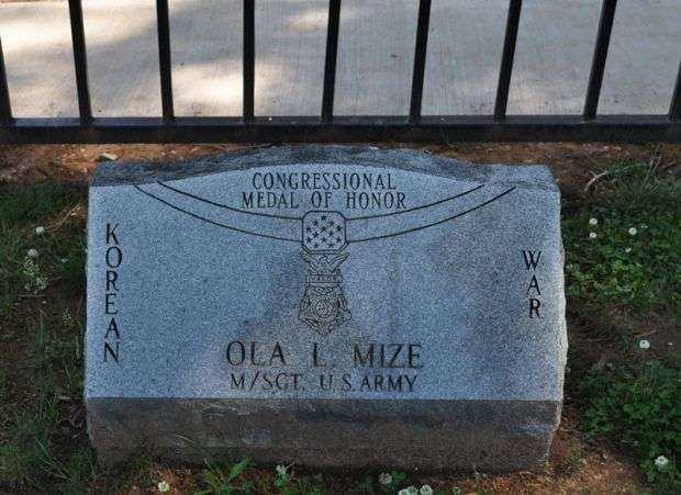 OLA L. MIZE MEDAL OF HONOR MEMORIAL