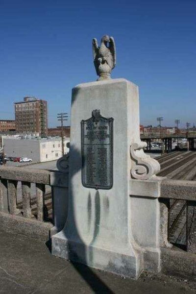 THE RAINBOW VIADUCT WAR MEMORIAL PLAQUE B SIDE