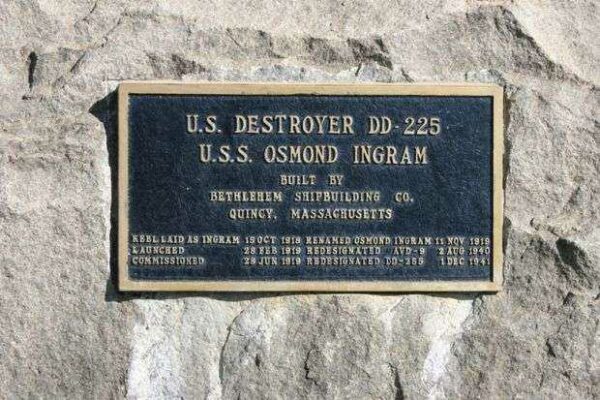 OSMOND KELLY INGRAM MEDAL OF HONOR MEMORIAL BACK