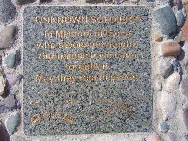 “UNKNOWN SOLDIERS” WAR MEMORIAL