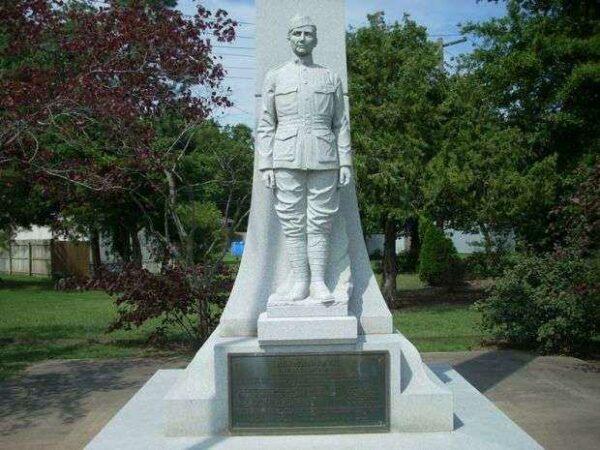 PVT. HERMAN DAVIS WAR MEMORIAL STATUE