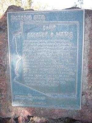CAMP STEPHEN D. LITTLE MEMORIAL PLAQUE