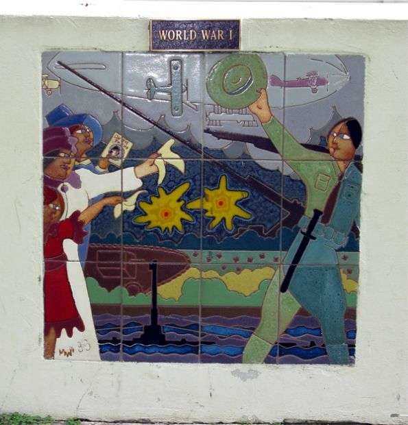 SOLANO COUNTY VETERANS MEMORIAL MURAL A