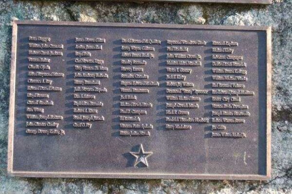 WATSONVILLE UNION HIGH SCHOOL VETERANS MEMORIAL PLAQUE C