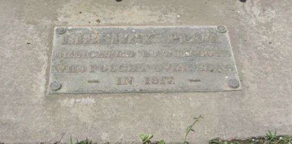 LIBERTY PLOT WAR MEMORIAL PLAQUE