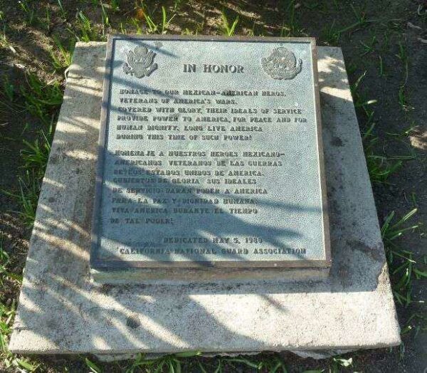 MEXICAN-AMERICAN WAR HEROES MEMORIAL PLAQUE