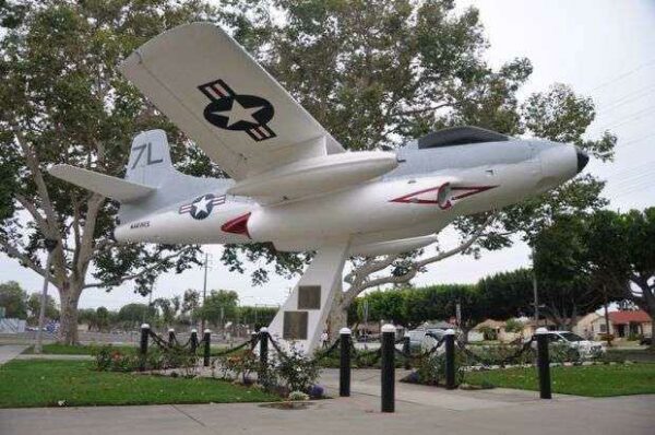LAKEWOOD CITY DOUGLAS F3D2 “SKYNIGHT” MEMORIAL AIRCRAFT