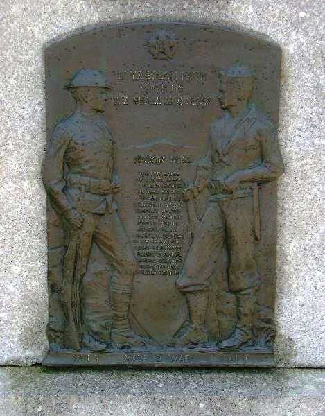 ROCKAWAY VETERANS MEMORIAL PLAQUE A