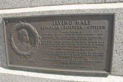 IRVING HALE MEMORIAL PLAQUE