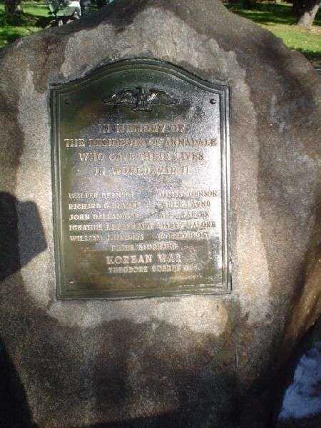 ANNADALE WORLD WAR II MEMORIAL