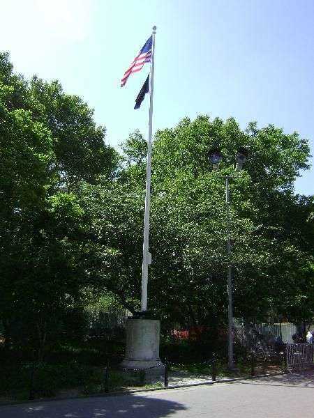 WASHINGTON SQUARE WORLD WAR I MEMORIAL FLAGPOLE