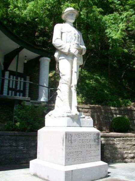 CARROLL COUNTY SPANISH-AMERICAN AND WORLD WAR VETERANS MEMORIAL