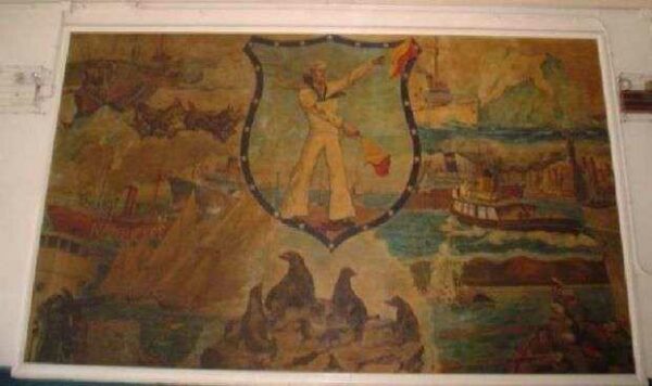 LOST BATTALION HALL SAILOR MEMORIAL MURAL A