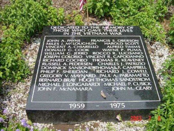 BAYRIDGE VIETNAM WAR MEMORIAL TABLET