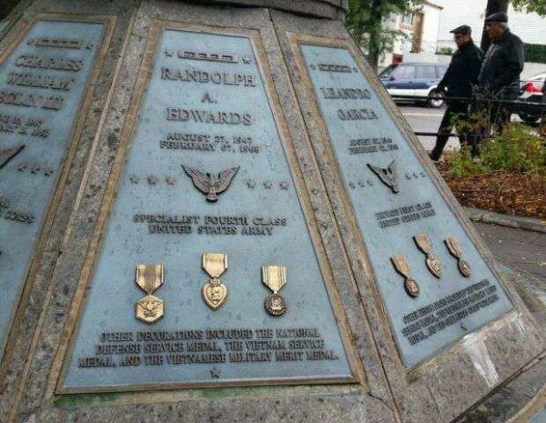 TEN HEROES WAR MEMORIAL FLAGSTAFF BASE PLAQUES