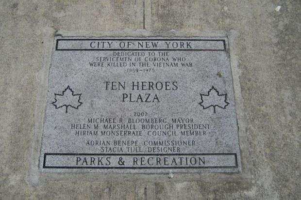TEN HEROES PLAZA MEMORIAL STONE