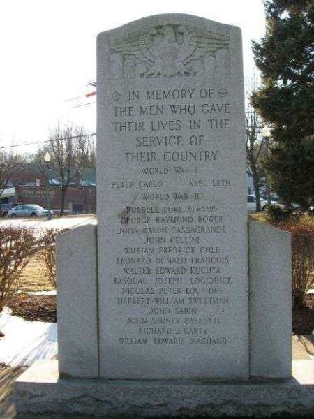 ALLINGTOWN WORLD WAR I MEMORIAL