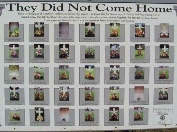 THEY DID NOT COME HOME WAR MEMORIAL