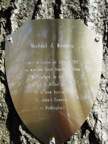 MICHAEL J. KENNEY MEMORIAL TREE PLAQUE