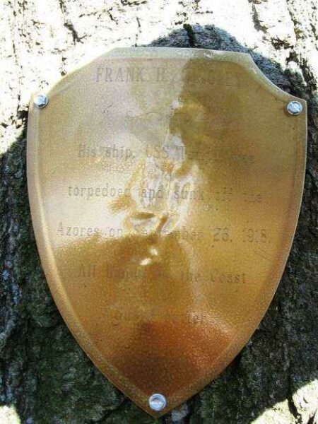 FRANK H. QUIGLEY MEMORIAL TREE PLAQUE