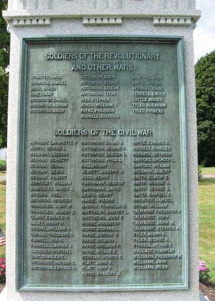 PROSPECT SOLDIERS MEMORIAL HONOR ROLL PLAQUE B