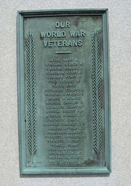 PROSPECT SOLDIERS MEMORIAL HONOR ROLL PLAQUE A