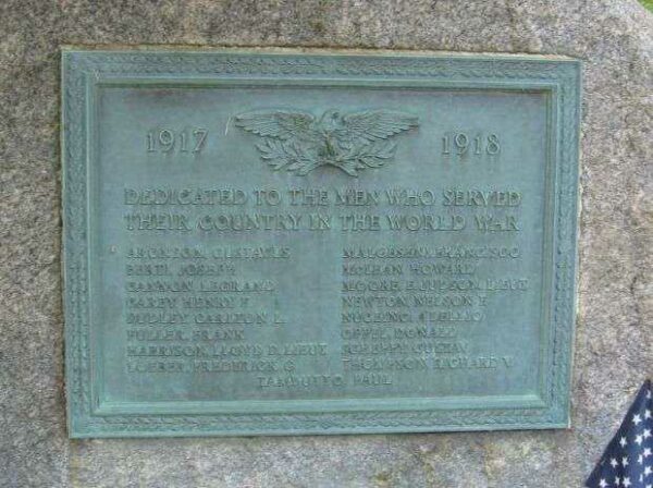 NORTH BRANFORD WORLD WAR I MEMORIAL