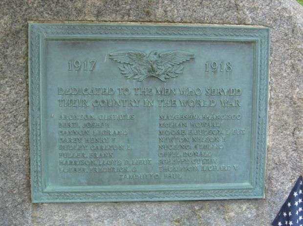 NORTH BRANFORD WORLD WAR I MEMORIAL
