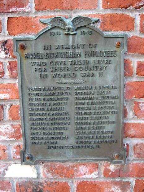 BIRMINGHAM IRON FOUNDRY WORLD WAR II MEMORIAL