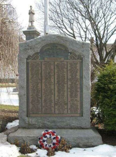 THOMASTON WORLD WAR I MEMORIAL