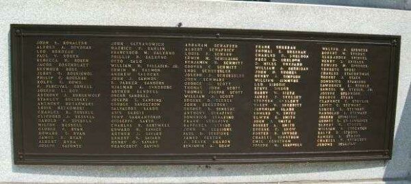 BRISTOL WORLD WAR I MEMORIAL PLAQUE I