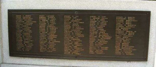 BRISTOL WORLD WAR I MEMORIAL PLAQUE F