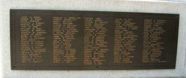 BRISTOL WORLD WAR I MEMORIAL PLAQUE E